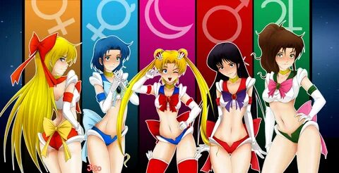 Wallpaper : illustration, anime girls, collage, Sailor Moon,