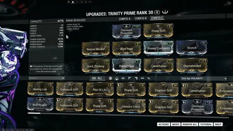 EV Trinity Build for Raid - Players helping Players - Warfra