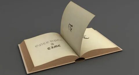 3d model #book #notebook #note #page #manuscript #animation 