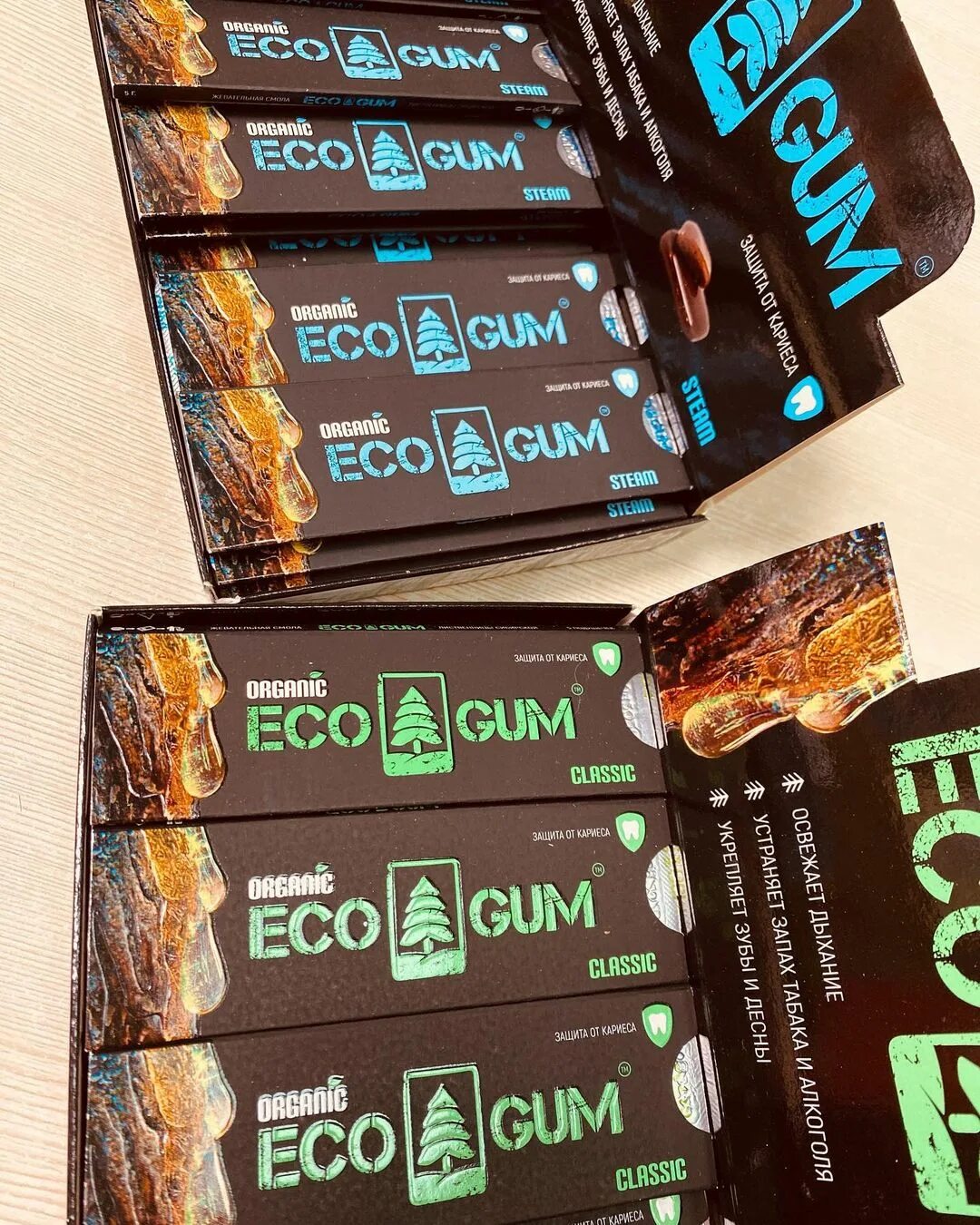 жевательная смола eco gum steam паровая фото 78