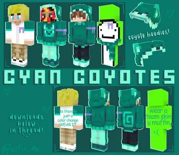 elfie // 📌 MCC SKINS у Твіттері: "👑 Cyan Coyotes WINNERS POV