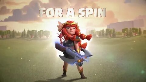 Queen Valkyrie Skin New Update Clash of clan. - YouTube