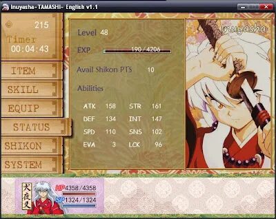 Download Inuyasha Tamashi PC English - Arena Download Game