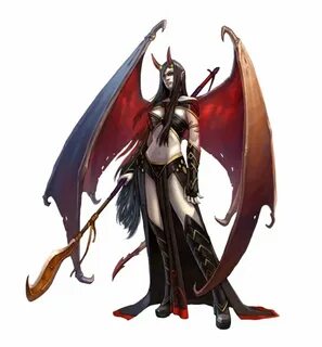 Female Succubus Wizard - Ashamintallu - Pathfinder PFRPG DND