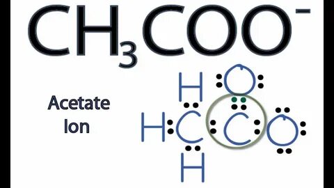 CH3COO- Lewis Structure: How to Draw the Lewis Structure for