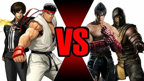 Ryu & Kyo Kusanagi vs. Jin Kazama & Scorpion - #mugenindones