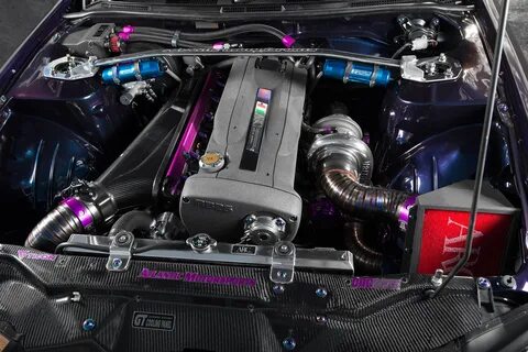 Nissan RB26DETT engine swap in Midnight Purple III S15 Silvi
