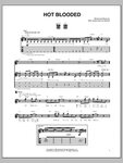 Hot Blooded Sheet Music Foreigner Guitar Tab