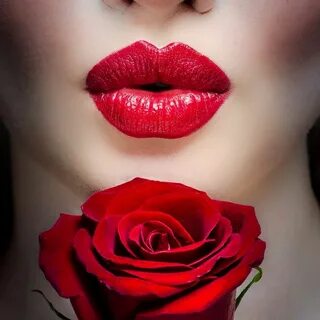 Kiss - Lips - Lipstick - Red - Rose ... 