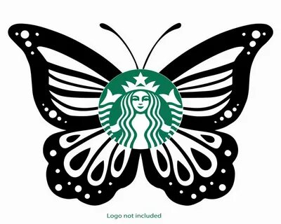 142 Butterfly Starbucks Cup Wrap Svg Free SVG PNG EPS DXF Fi