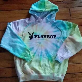 Buy tie dye playboy sweatshirt cheap online