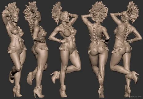 Pin-up Shaded by MikeNash 3D CGSociety