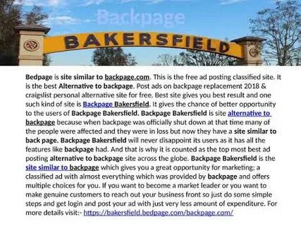 Backpage bakersfield Back page bakersfield - YouTube