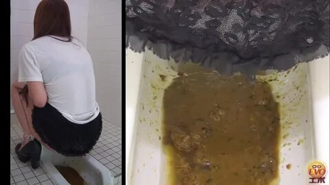 2 Japanese girls diarrhea in floor toilet. - ThisVid.com