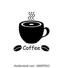 Cup of hot coffee. Vector icon. : похожие изображения, стоко