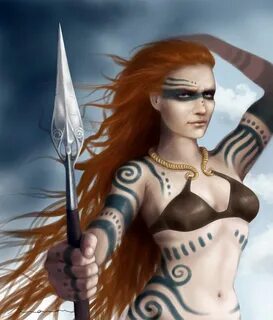 Redirect Notice Warrior woman, Warrior paint, Celtic warrior