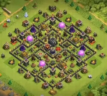 Clash Of Clans Town Hall 9 Base Layout