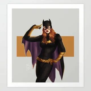 Barbara Gordon- Batgirl Art Print by JBadgr - X-Small Batgir