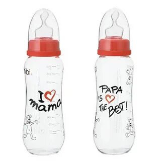 Bibi botellas Sets Mama/Papa Doppelpack Lactancia y alimenta