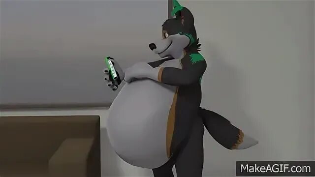 Zuel has a vore belly on Make a GIF