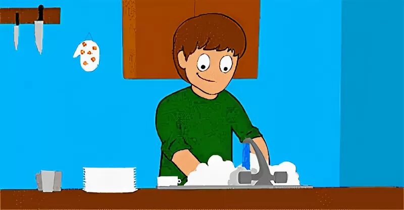 Washing Dishes GIF - Washing Dishes - Descubre & Comparte GI