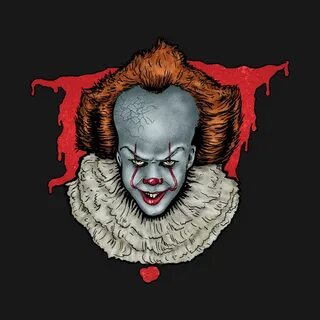 KILLER CLOWN - Pennywise - Tapestry TeePublic