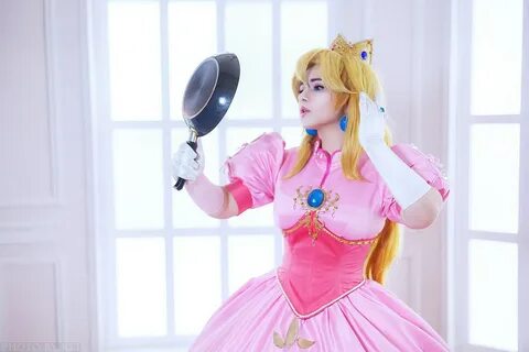 Super Mario Princess Peach Inspired Cosplay Handmade Costume