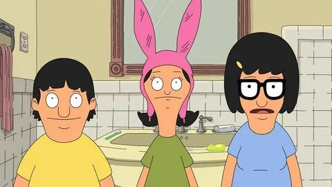 Gene, Louise, and Tina Bob's burgers Bobs burgers, Family gu