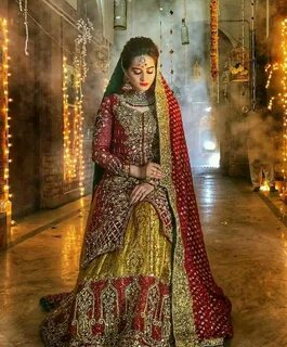 Aiman Khan bridal look Pakistani bridal dresses, Pakistani w