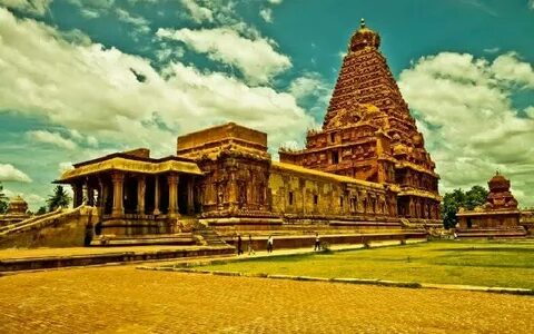 India's famous historical places #13))Chola temples, Tamil N