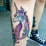 Elf Unicorn tattoos, Tattoos, Animal tattoo