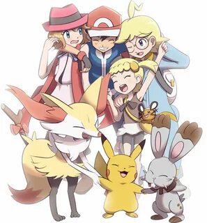 Pokémon XY XYZ KALOS FAMILY!!! Ash, Serena, Clemont, and Bon