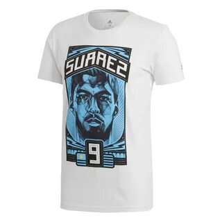 adidas Luis Suarez Graphic T-Shirt - White