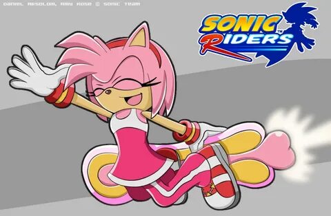 Sonic Riders Amy Rose as drawn by Kritter5x Sonic the Hedgeh