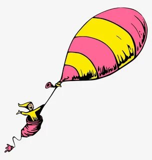 Dr Seuss Clipart - Oh The Places You Ll Go Balloon - Free Tr