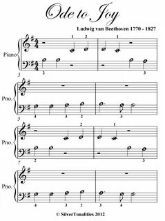 Beginner Ode To Joy Music Sheet : ode to joy letters - Googl