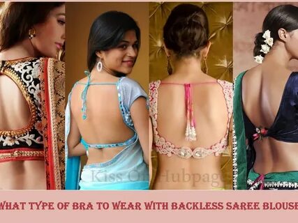 how to wear bra for deep neck blouse.