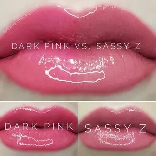 Dark Pink vs Sassy Z LipSense #darkpink #sassyz #lipsense Lo