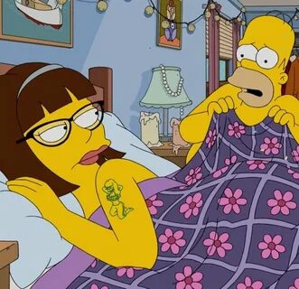 Lena Dunham The Simpsons - Inked Magazine - Tattoo Ideas, Ar