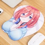 Custom size 3d girl breast Wrist rest Gel mouse pad - Online