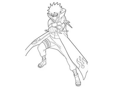 Minato Rasengan coloring page - Coloring4k.com