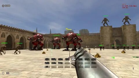 Serious Sam Fusion 2017 Quake 3 Weapon Mod - YouTube