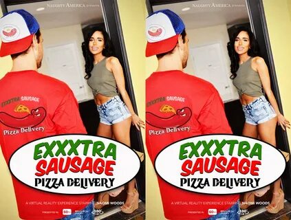 3D VR - Naomi Woods, Ryan Driller - Exxxtra Sausage Pizza De