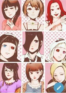 Tokyo ghoul female characters