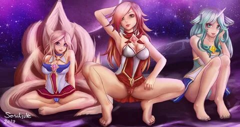 Sexy Star Guardian Ahri, Miss Fortune & Soraka Wallpapers & 