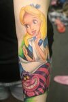 Alice in Wonderland Tattoos - Inked Magazine Disney tattoos,