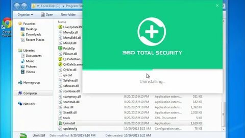 How to completely remove/uninstall 360 Total Security - YouT