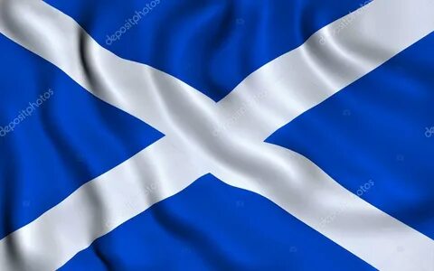 Bendera Skotlandia. Saint Andrews Cross - Stok Foto © gl0ck 