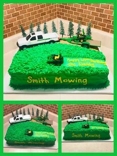 Lawn Mowing Birthday Cake Garden birthday cake, Lawn mower b