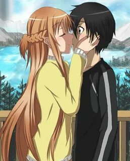 Pin by Shai Cristal on Anime Kiss Sword art online asuna, Sw